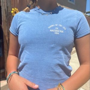 RARE Brandy Melville Carmel-By-The-Sea Shirt